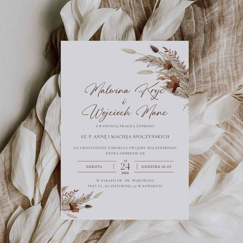 Personalizacja zaproszeń ślubnych