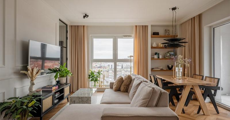 Zasłony do białych ścian