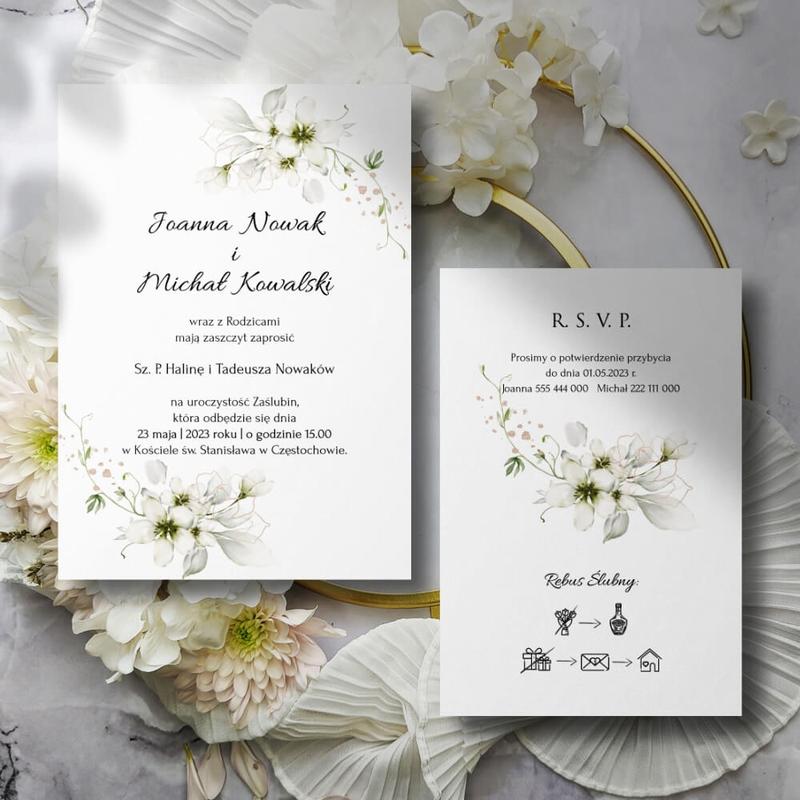 Klasyczne zaproszenia ślubne z nowoczesnym twistem – odkryj inspiracje na 2024 rok