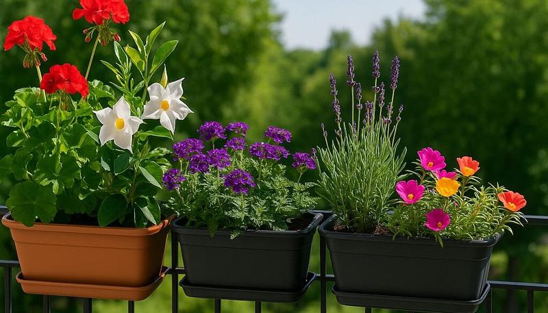 Kiedy i jakie rośliny balkonowe sadzić, aby cieszyć się pięknem kwiatów przez cały sezon?